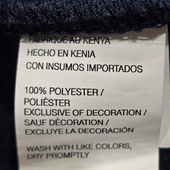 Izod Vest Navy Blue Multi Front Pockets Full Zip Sleeveless Collard Vest Men's - Picture 5 of 8